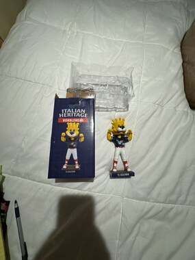 Kansas City Royals Sluggerrr Italian Heritage Night Mascot Bobblehead